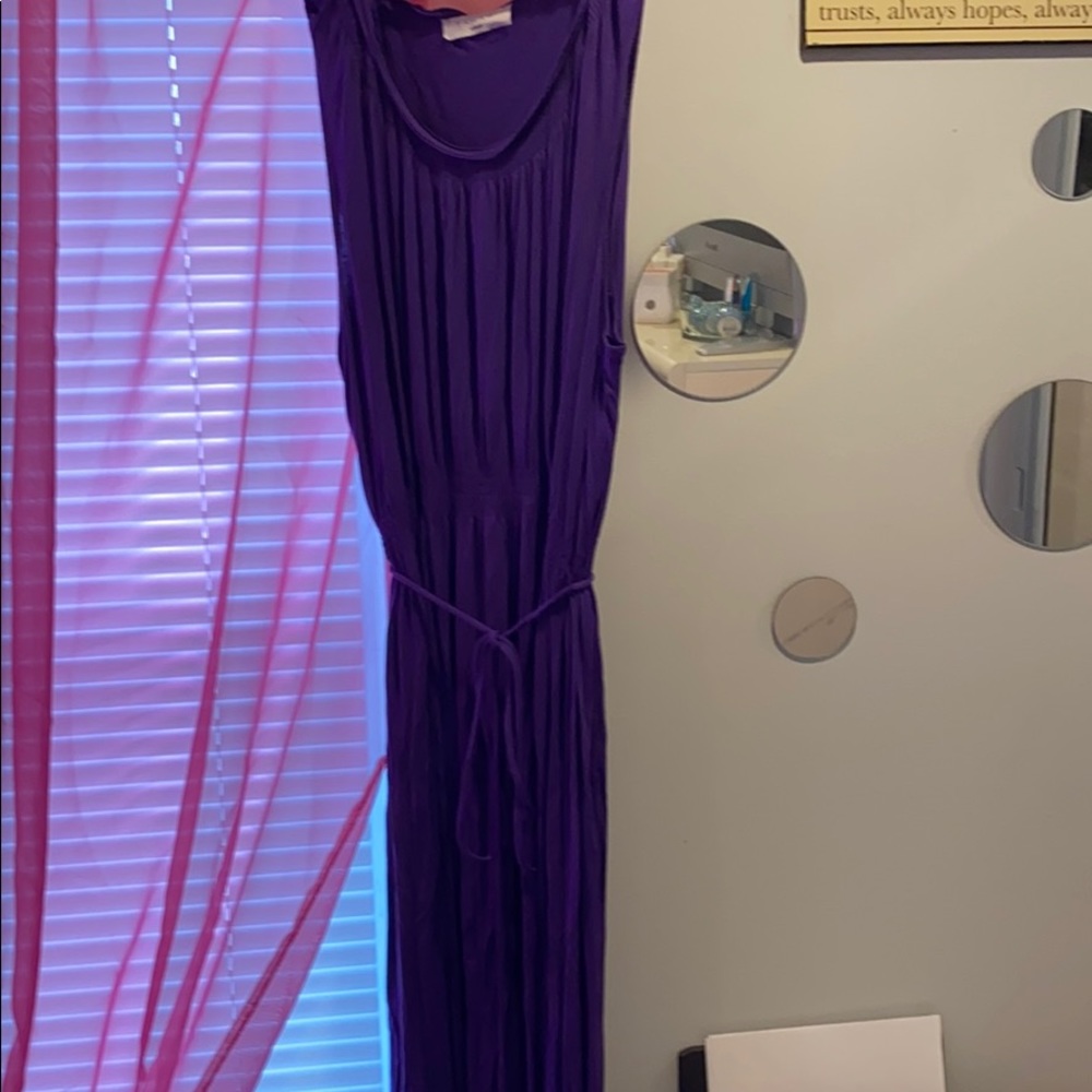 Purple Long maxi Dress